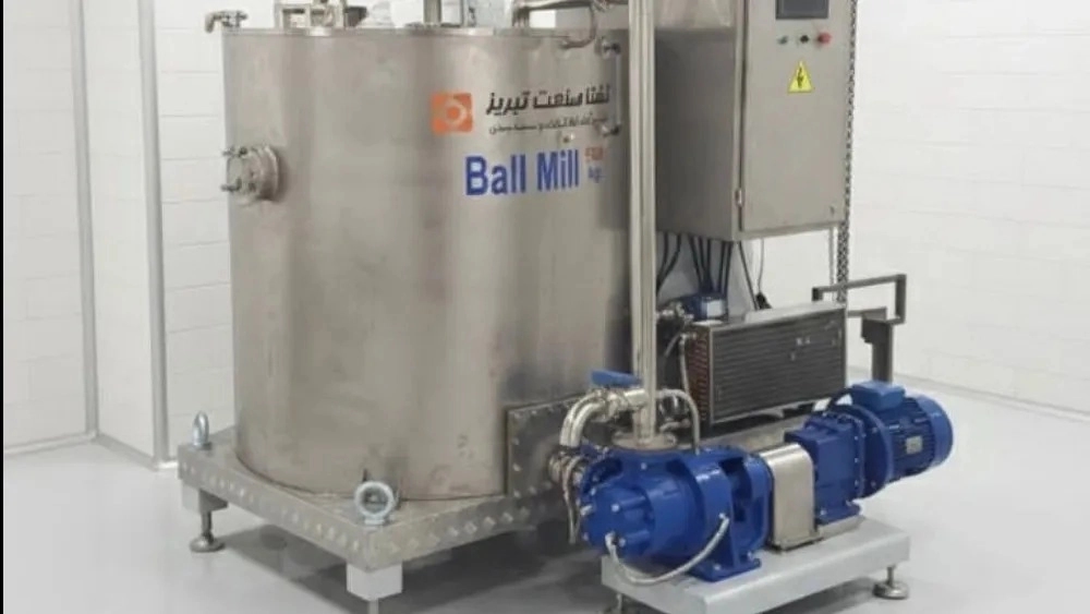 تولید و ساخت بال میل شکلات ۵۰۰ کیلویی در تهران؛ قلب تپنده کارخانجات صنایع غذایی
