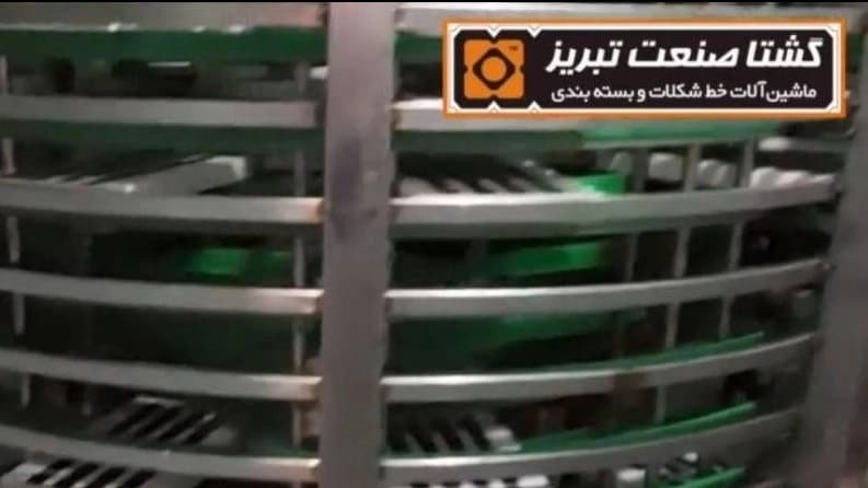 دستگاه خنک کن اسپیرال شکلات در تبریز